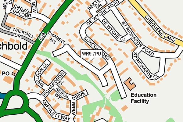 WR9 7PU map - OS OpenMap – Local (Ordnance Survey)