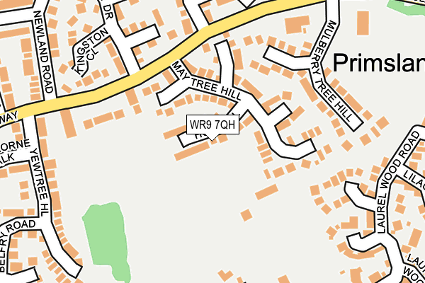 WR9 7QH map - OS OpenMap – Local (Ordnance Survey)