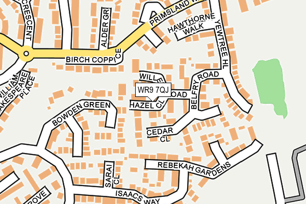 WR9 7QJ map - OS OpenMap – Local (Ordnance Survey)