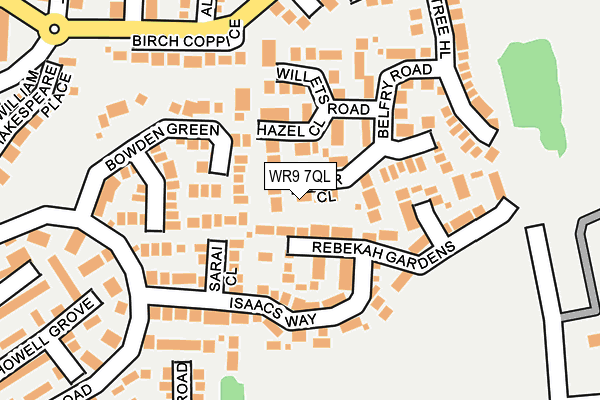 WR9 7QL map - OS OpenMap – Local (Ordnance Survey)