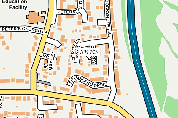 WR9 7QN map - OS OpenMap – Local (Ordnance Survey)