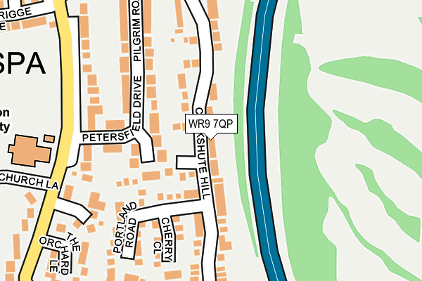 WR9 7QP map - OS OpenMap – Local (Ordnance Survey)