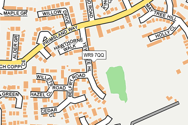 WR9 7QQ map - OS OpenMap – Local (Ordnance Survey)