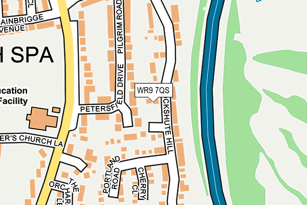 WR9 7QS map - OS OpenMap – Local (Ordnance Survey)