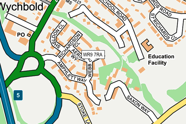 WR9 7RA map - OS OpenMap – Local (Ordnance Survey)