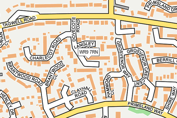 WR9 7RN map - OS OpenMap – Local (Ordnance Survey)