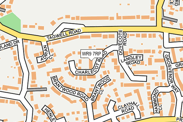 WR9 7RP map - OS OpenMap – Local (Ordnance Survey)