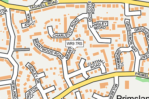 WR9 7RS map - OS OpenMap – Local (Ordnance Survey)