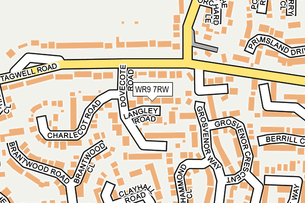 WR9 7RW map - OS OpenMap – Local (Ordnance Survey)