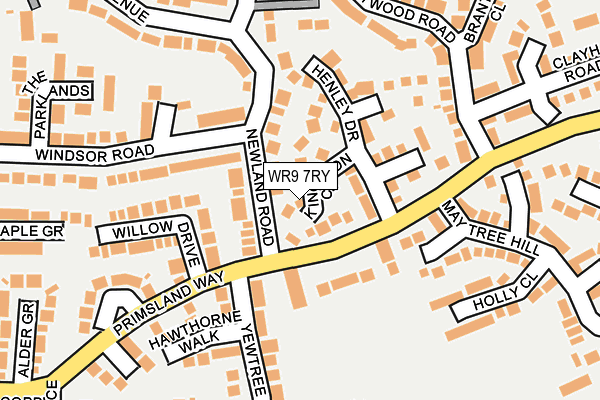 WR9 7RY map - OS OpenMap – Local (Ordnance Survey)