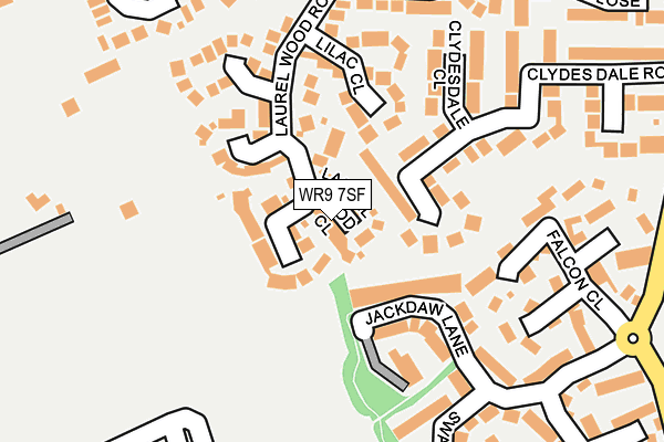 WR9 7SF map - OS OpenMap – Local (Ordnance Survey)