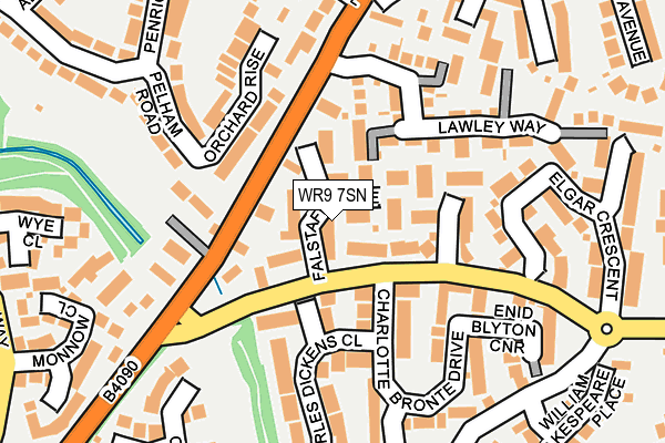 WR9 7SN map - OS OpenMap – Local (Ordnance Survey)