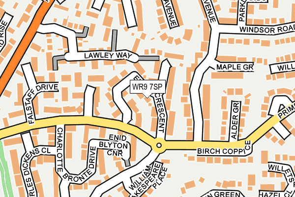 WR9 7SP map - OS OpenMap – Local (Ordnance Survey)