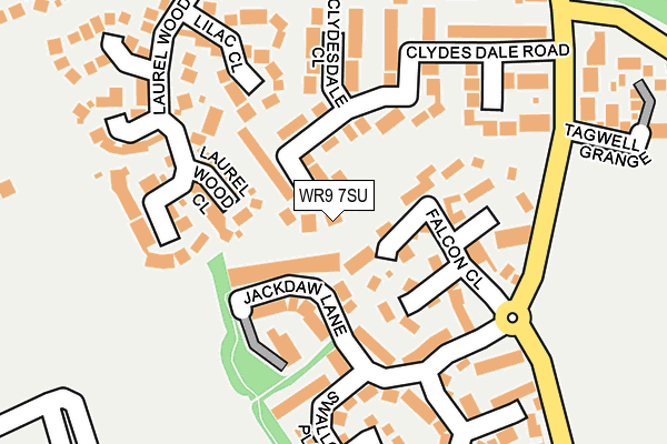 WR9 7SU map - OS OpenMap – Local (Ordnance Survey)