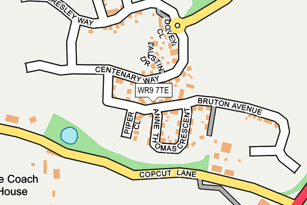 WR9 7TE map - OS OpenMap – Local (Ordnance Survey)