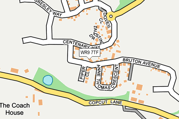WR9 7TF map - OS OpenMap – Local (Ordnance Survey)