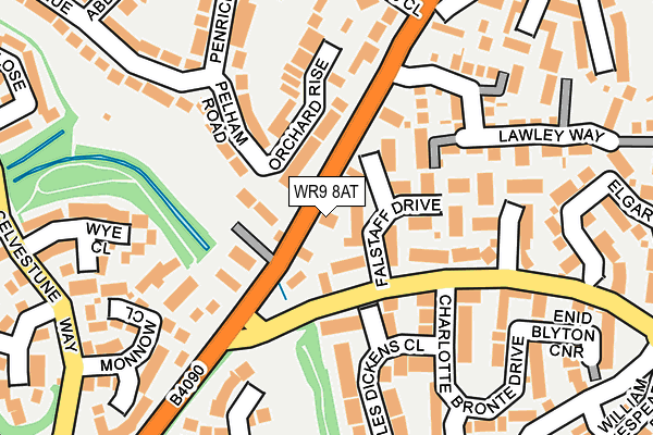 WR9 8AT map - OS OpenMap – Local (Ordnance Survey)