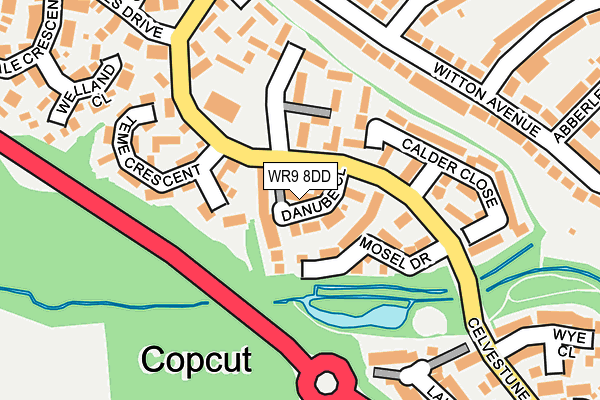 WR9 8DD map - OS OpenMap – Local (Ordnance Survey)