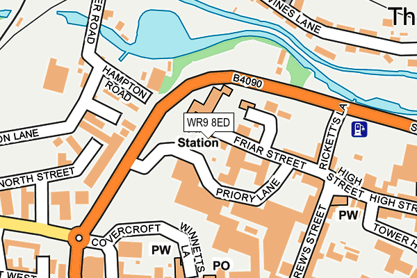 WR9 8ED map - OS OpenMap – Local (Ordnance Survey)