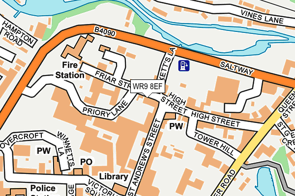 WR9 8EF map - OS OpenMap – Local (Ordnance Survey)