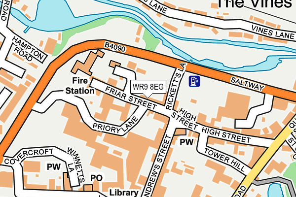 WR9 8EG map - OS OpenMap – Local (Ordnance Survey)