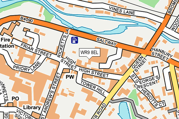 WR9 8EL map - OS OpenMap – Local (Ordnance Survey)