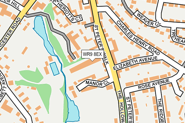 WR9 8EX map - OS OpenMap – Local (Ordnance Survey)