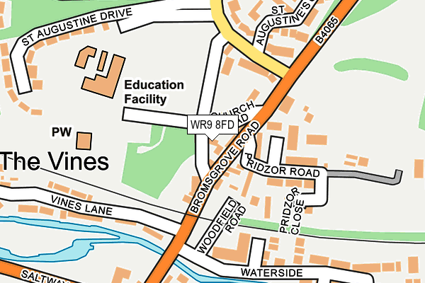 WR9 8FD map - OS OpenMap – Local (Ordnance Survey)