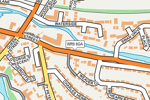 WR9 8GA map - OS OpenMap – Local (Ordnance Survey)