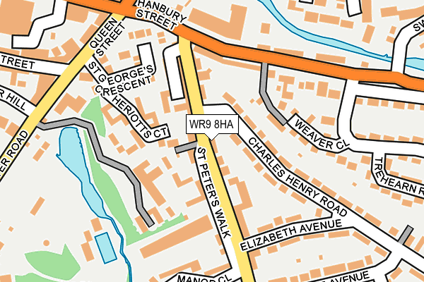 WR9 8HA map - OS OpenMap – Local (Ordnance Survey)