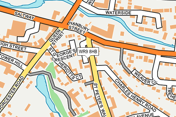 WR9 8HB map - OS OpenMap – Local (Ordnance Survey)