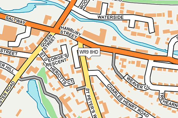 WR9 8HD map - OS OpenMap – Local (Ordnance Survey)