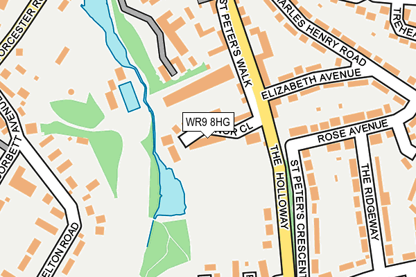 WR9 8HG map - OS OpenMap – Local (Ordnance Survey)