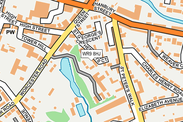 WR9 8HJ map - OS OpenMap – Local (Ordnance Survey)