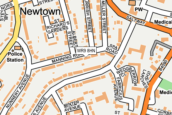 WR9 8HN map - OS OpenMap – Local (Ordnance Survey)