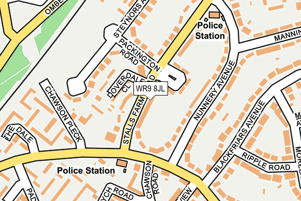 WR9 8JL map - OS OpenMap – Local (Ordnance Survey)