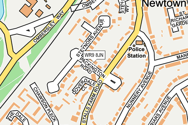 WR9 8JN map - OS OpenMap – Local (Ordnance Survey)