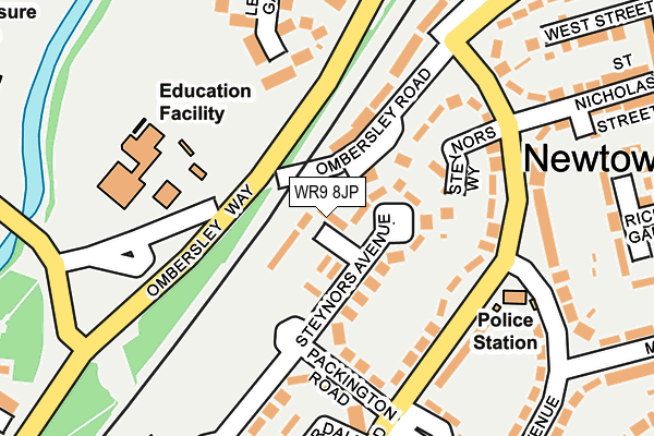 WR9 8JP map - OS OpenMap – Local (Ordnance Survey)