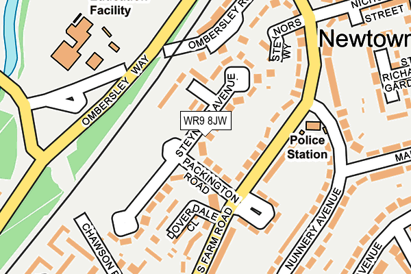WR9 8JW map - OS OpenMap – Local (Ordnance Survey)