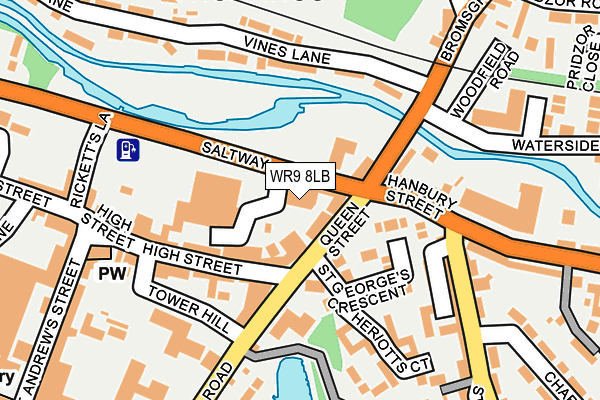 WR9 8LB map - OS OpenMap – Local (Ordnance Survey)