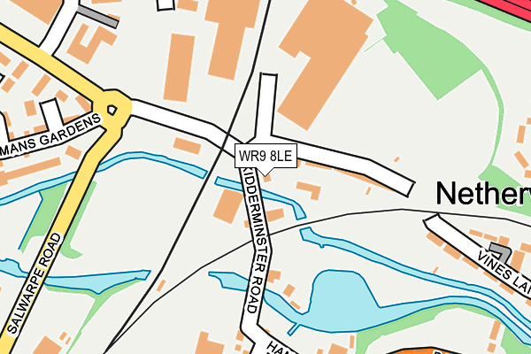 WR9 8LE map - OS OpenMap – Local (Ordnance Survey)