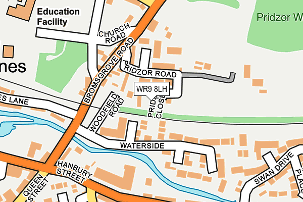 WR9 8LH map - OS OpenMap – Local (Ordnance Survey)