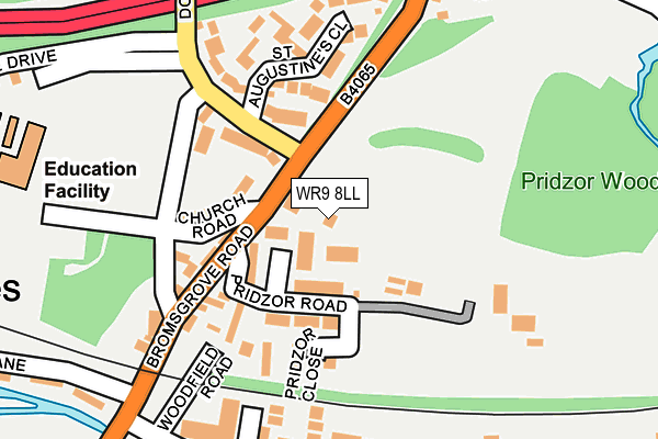 WR9 8LL map - OS OpenMap – Local (Ordnance Survey)