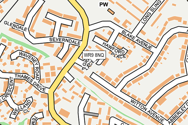 WR9 8NQ map - OS OpenMap – Local (Ordnance Survey)