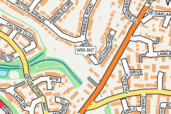 WR9 8NT map - OS OpenMap – Local (Ordnance Survey)