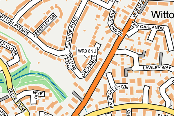 WR9 8NU map - OS OpenMap – Local (Ordnance Survey)