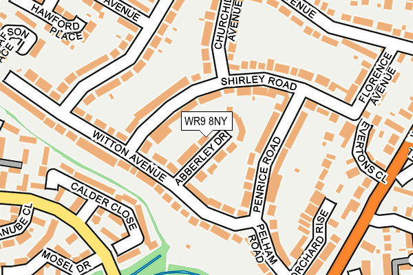 WR9 8NY map - OS OpenMap – Local (Ordnance Survey)
