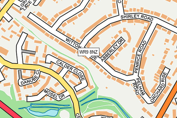 WR9 8NZ map - OS OpenMap – Local (Ordnance Survey)