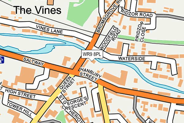 WR9 8PL map - OS OpenMap – Local (Ordnance Survey)