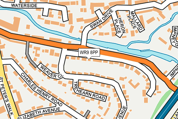 WR9 8PP map - OS OpenMap – Local (Ordnance Survey)